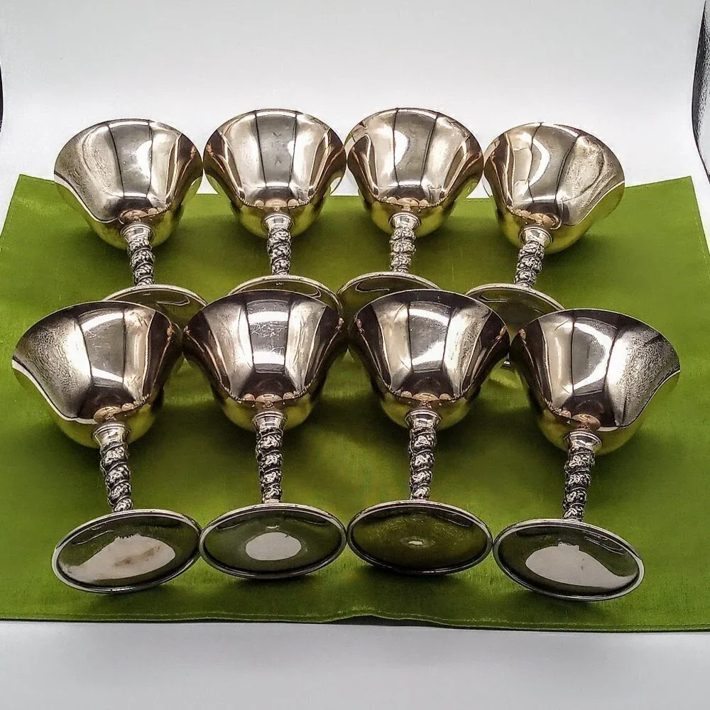 Vintage F.B. Rogers Silverplate Wine Goblet